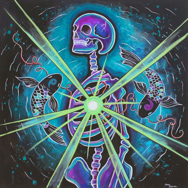 Pirate Bexley Tape Machine, Live EP, Cover Art by Tessa LeBaron